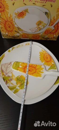 Набор столовой посуды для торта новый