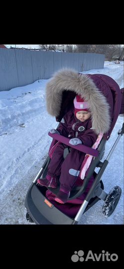 Зимний кит на коляску stokke