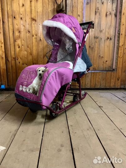 Коляска санки