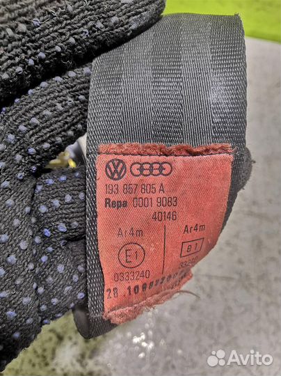 Ремень безопасности Фольксваген Гольф 2 Джетта 2