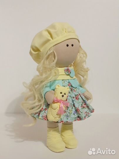 Текстильная интерьерная кукла