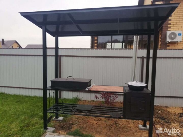 Мангал беседка