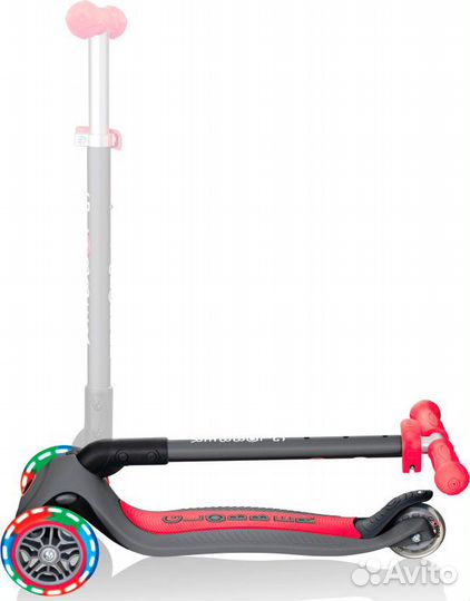 Самокат трехколесный Globber primo foldable lights