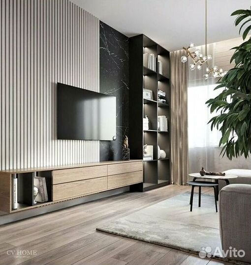 Шкаф под тв зону с фабрики