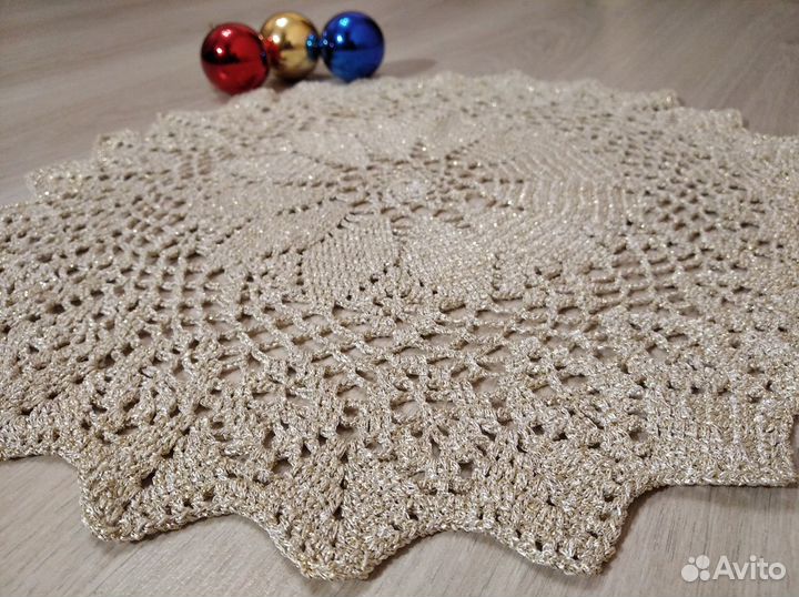 Салфетка вязаная. Ручная работа. Handmade