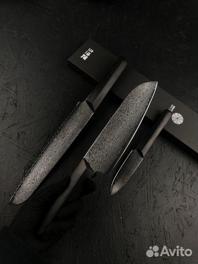Shizu hamoho Сет из 3-х Японских кухонных ножей