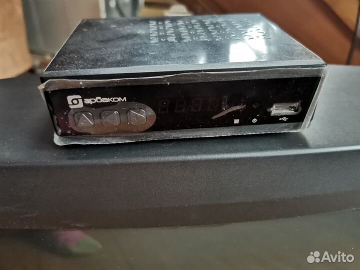 Телевизор кинескопный с приставкой