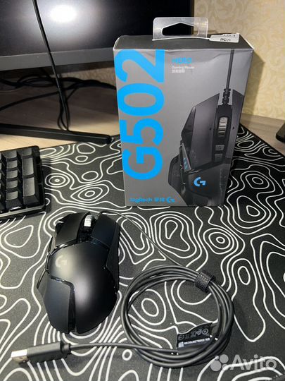 Игровая мышь Logitech G G502 Hero, черный