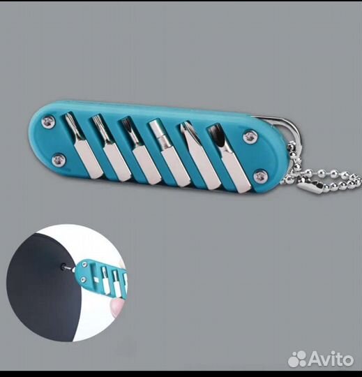 Нож мультитул брелок