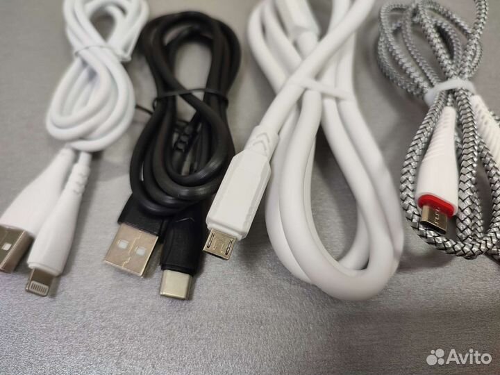 Кабели для зарядки microUsb/typeC/iPhone