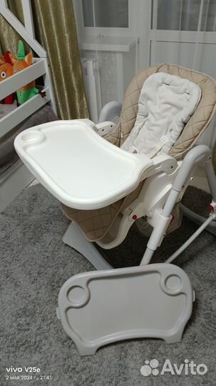 Стульчик для кормления happy baby