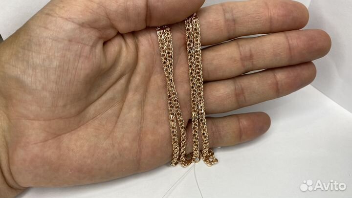 Золотая цепь бисмарк 50 см