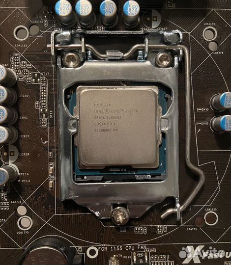 Материнская плата ASRock Z77 Pro4-M + i7 3770