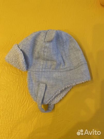 Шапка осенняя от 6-9 мес