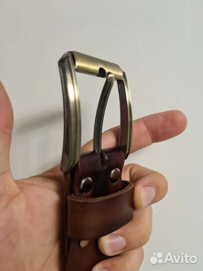 Ремень поясной из натуральной кожи.Ручная работа