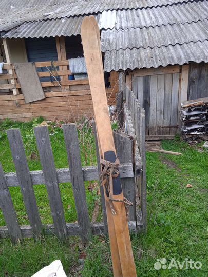 Лыжи охотничьи деревянные