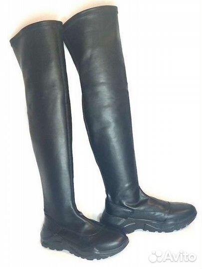 Новые женские сапоги ботфорты Tendance