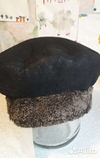 Берет меховой,новый