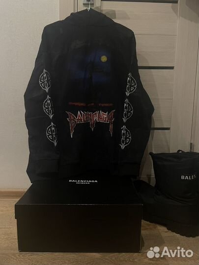 Худи balenciaga paris moon