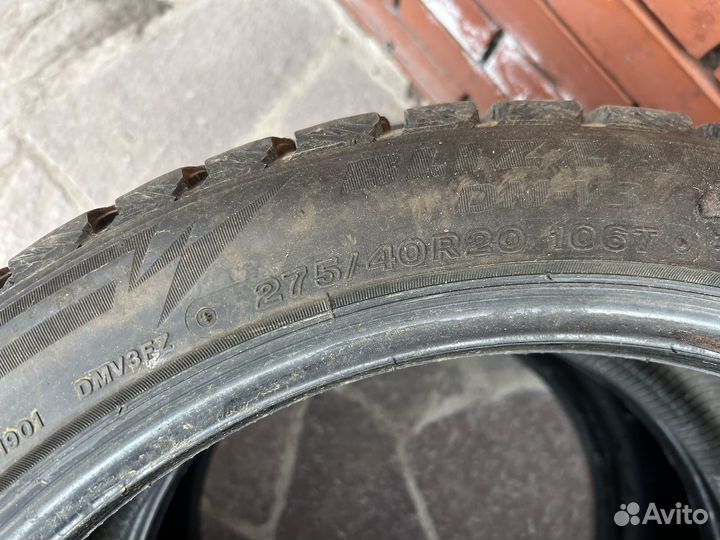 Bridgestone Blizzak DM-V3 245/45 R20 и 275/40 R20 106T