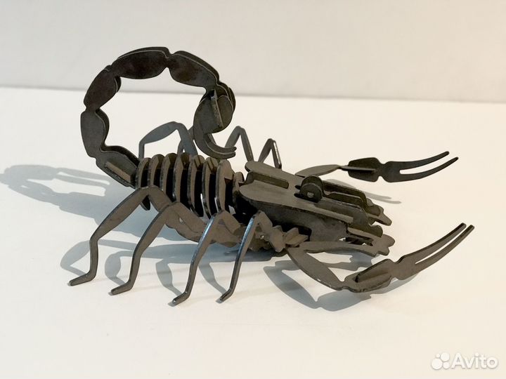 Стальной Скорпион Большой (лазером) 3D пазл