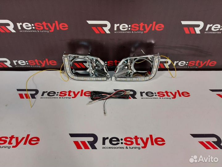 Накладки на туманки Land Cruiser Prado 150 K1630