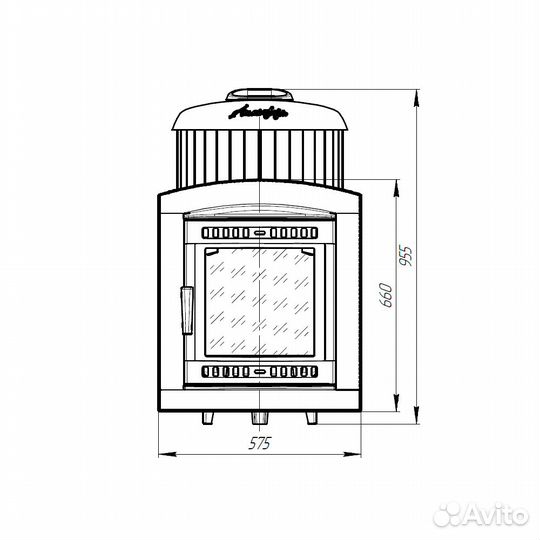 Печь Для Бани Атмосфера L ктт ламели «Талькохлорит
