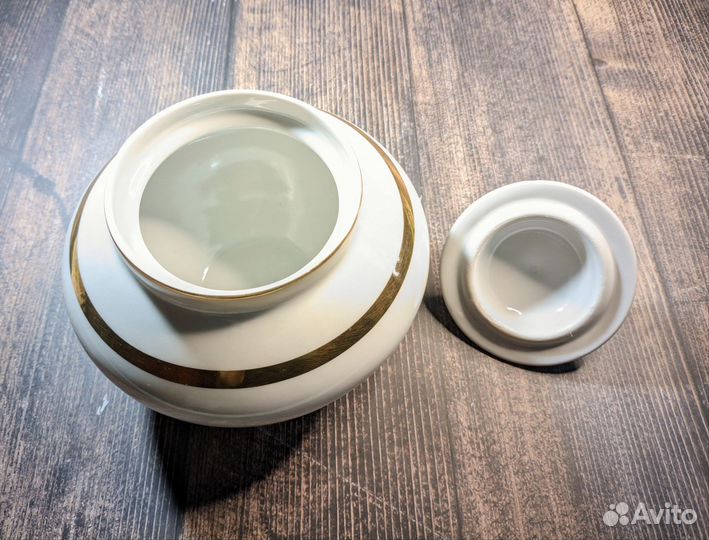 Сахарница Дулево, фарфор, 1972 год