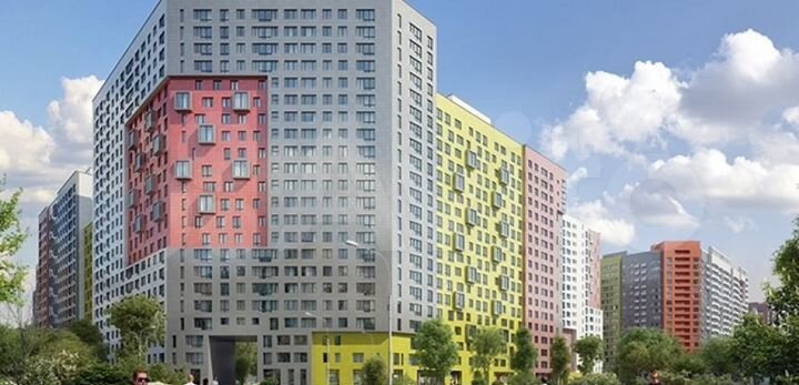 Своб. планировка, 34 м², 8/20 эт.