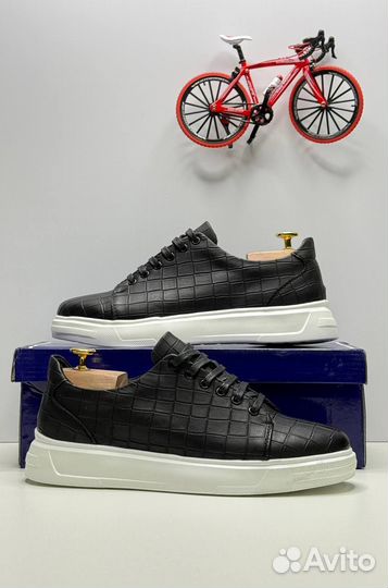 Кроссовки мужские натуральная кожа