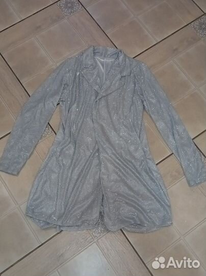 Платье комбинезон блестящее