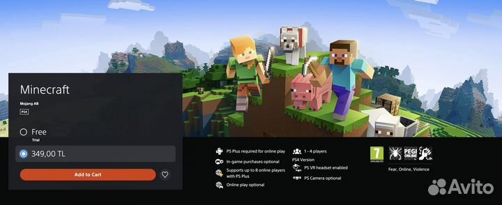 Minecraft Ps4&Ps5 (Minecraft Token Pack)на Русском