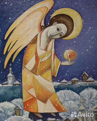 Картина маслом Ангел