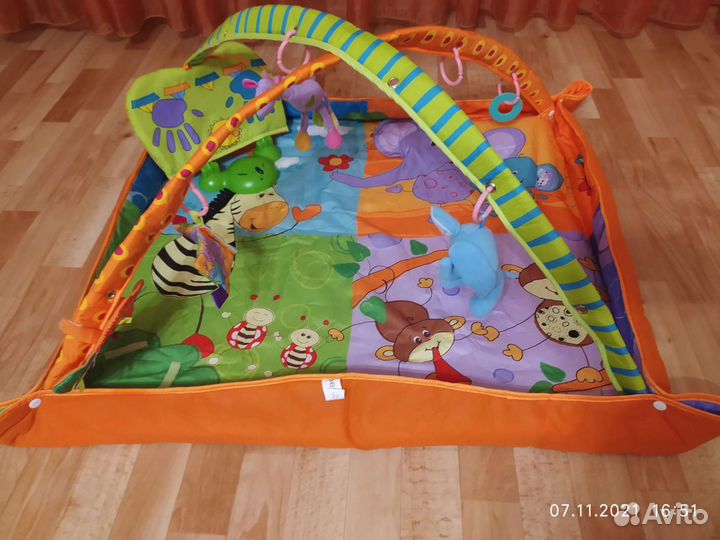 Развивающий коврик музыкальный