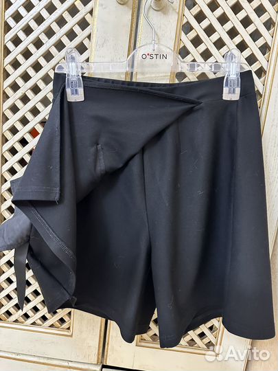 Юбка - шорты черная для девочек