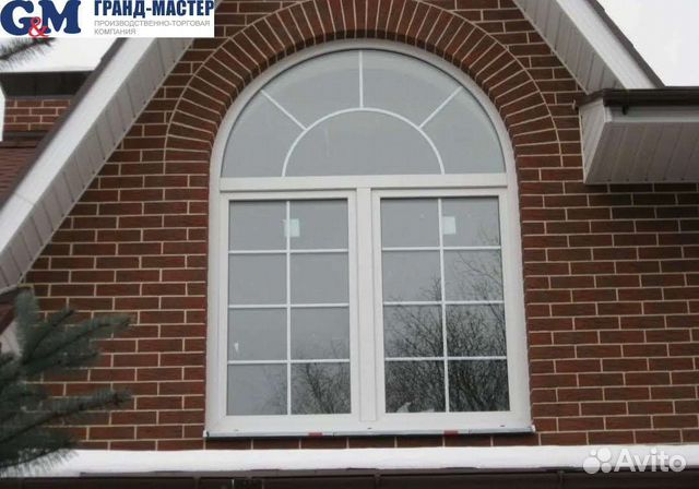 Окна пвх арочные