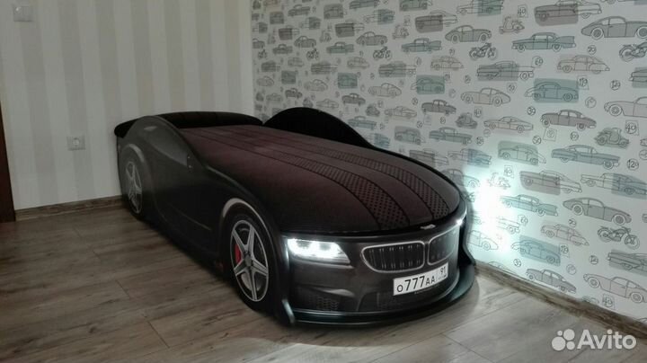 Детская кровать машина Бмв