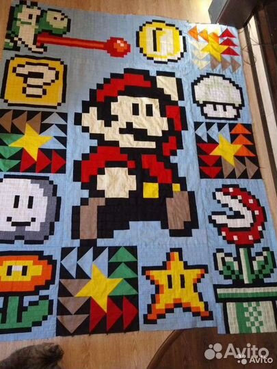 Лоскутное одеяло покрывало плед 