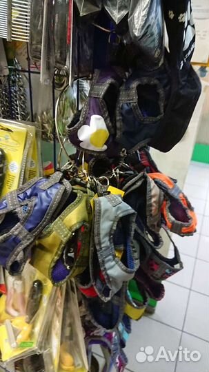 Ошейники, поводки, шлейки, ринговки