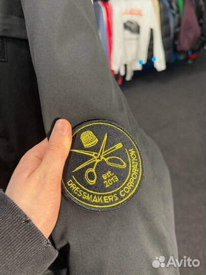 Бомбер Vetements police оверсайз шоу-рум