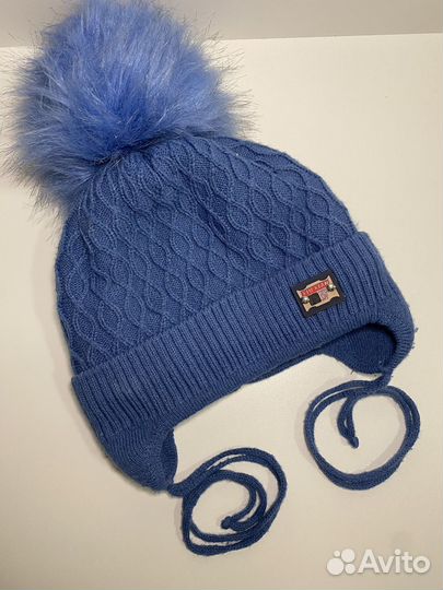 Шапка шлем для мальчика 50-52