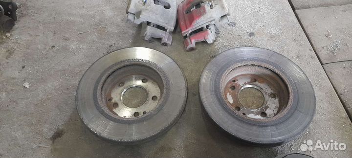 Тормоза Mercedes w210, Перед, суппорты диски