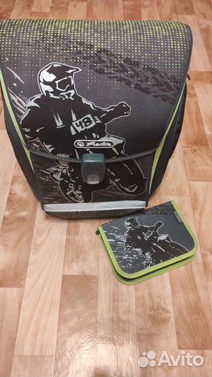 Рюкзак школьный Herlitz midi и пенал