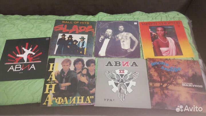 Виниловые пластинки русский рок, зарубежный