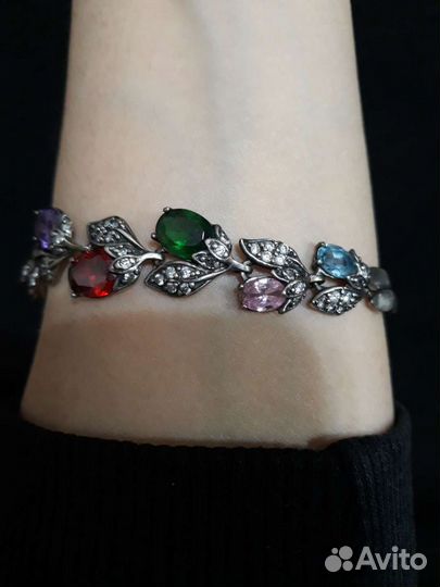 Браслет серебро