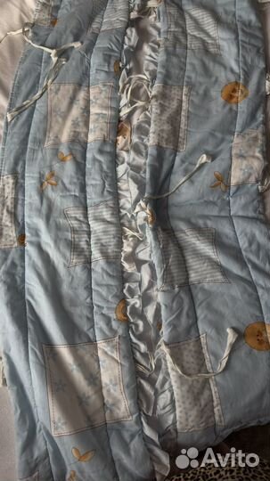 Бортики в детскую кроватку тонкие