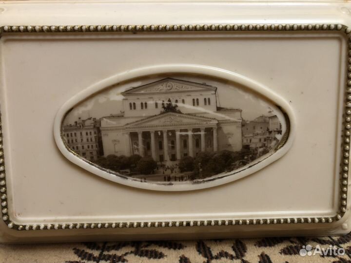 Шкатулка винтажная Большой театр бакелит