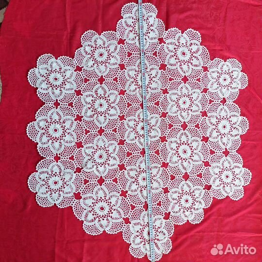 Скатерть вязаная крючком