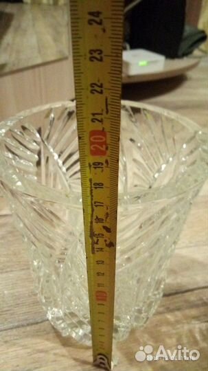 Хрустальная ваза