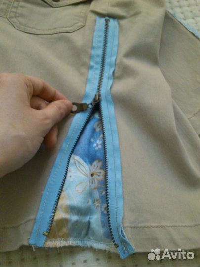 Оригинальная джинсовая юбка